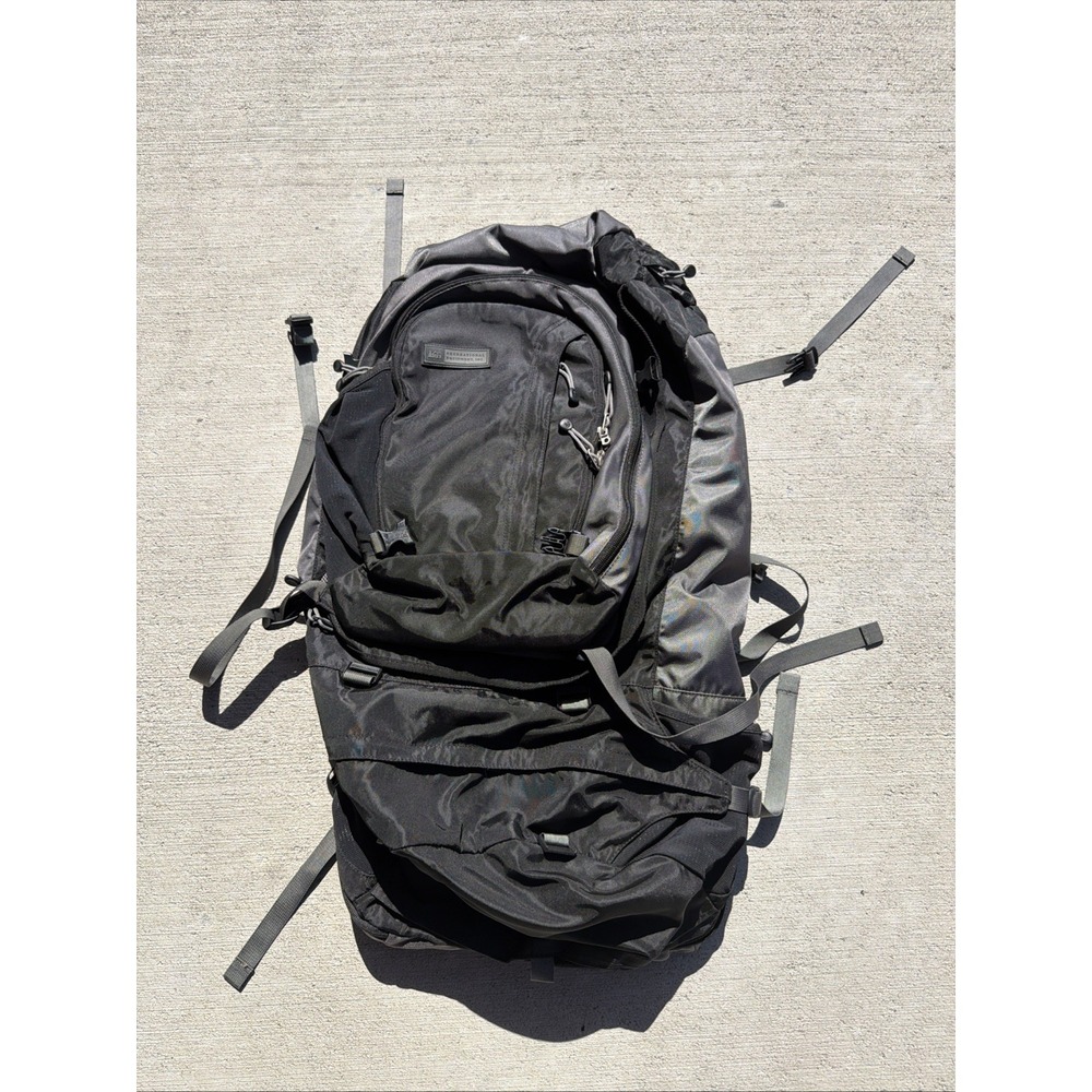 REI Convertible Travel Bag Backpack Duffle 23" Black Nylon Weekender Luggage